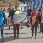 Surf à Léon 2020 ©NLSC
de G à D Niels Jurgens - Ismael Moal - Tao Renard - Jules Bock